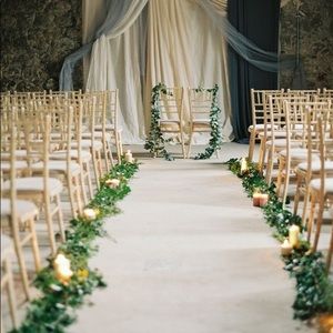 Wedding aisle garlands -BOHO 🍃